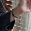 Nueva Pulsera Nicho de Doble Capa con Hebilla de Seguridad Chinoiserie Chinoiserie con Cuentas 2024 Nueva Pulsera para Pareja de Aspecto Elevado