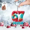 Llavero Creativo Acrílico Transfronterizo Nuevo Plano Temático 67 Estilo Crema Colgante para Mochila Coche Fiesta Navideña