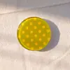 Soporte de airbag de resina acrílica con lunares estilo INS para teléfonos móviles, diseño clásico de bloques de color, soporte plegable para ver series, personalizable