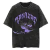Camiseta Lavable de Manga Corta para Pareja Estilo Anime Bidimensional Solo Leveling Yo Subo de Nivel Solo Suministro Transfronterizo Exportación