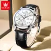 Reloj de marca Oulishi, venta al por mayor, comercio exterior transfronterizo, reloj de cuarzo, tres ojos, seis pines, cronometraje, reloj deportivo para hombre, reloj para hombre