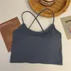 Hermoso Top de Tirantes de Verano para Mujer con Almohadilla en el Pecho, Tubo Base para Pecho, Top con Diseño