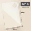 Paleta de pintura acrílica engrosada para pinturas al óleo y acrílicas, adecuada para estudiantes de arte, fácil de limpiar y personalizable
