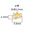 Prata Esterlina S925 Zircônia Acessórios DIY Diamante Micro-Incustado Espaçador Espaçador Contas Pulseira de Cristal Colar Acessórios de Contas