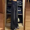 Pantalones Mujer talla extra chica gordita Pequeño Sueltos Rectos Jeans 2024 Nuevo Otoño e Invierno Delgados Pierna Ancha Pantalones