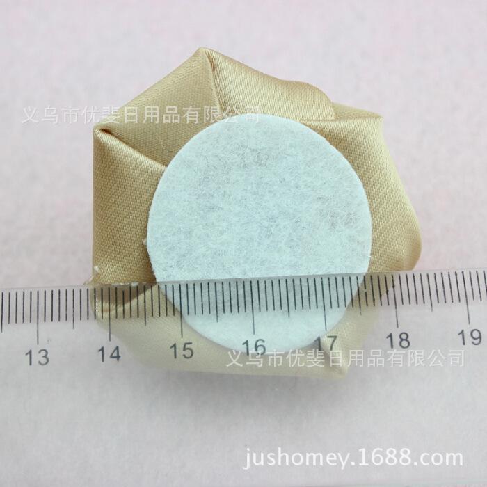 涤纶玫瑰花 缎带玫瑰花 手工编织花 节庆装饰