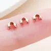 Fivela de Cobre em Forma de Crescente de 7 Cores Grande/Média/Pequena Fivela de Pérola Fivela de Acabamento em Forma de C Material para Acessórios de Joias DIY