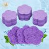 Algodón Comprimido de Pulpa de Madera con Forma de Flor de Ciruelo para Viajes, Esponja para Lavar la Cara, Algodón Limpiador Facial, Toallita Facial, Limpieza Profunda
