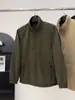 260812001 Chaqueta de Moda para Hombre de Primavera y Otoño con Cuello Alto, Cortavientos Casual para Acampar, Senderismo, Pesca