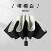 24-Bone Double Dragon Bone Full-Automatic Umbrella Mulheres Luz solar e chuva Dual-Use Folding Anti-vento Sunshade Proteção Solar Proteção UV Guarda-sol