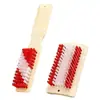 Cepillo de Lavandería de Bambú Natural, Cepillo para Zapatos del Hogar, Cepillo de Mango Largo con Cerdas Duras, Cepillo para Limpiar Zapatos, Cepillo para Alfombras, Cepillo de Bambú para Limpiar Pisos