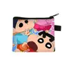 Nuevo Monedero de Dibujos Animados Crayon Shin-Chan para Estudiantes Hombres y Mujeres Bolsa de Almacenamiento de Poliéster Bolsa de Almacenamiento Personalizada de Moda Venta al por Mayor Caliente