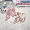 Bufanda de Seda Estilo Coreano Nueva, Cuadros Coloridos de Doble Cara, Bufanda Decorativa Versátil para Bolso/Corbata, Bufanda Souvenir, Cinta de Vino