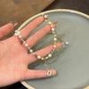 Collar y pulsera con cuentas de margaritas de colores para mujer, moda de primavera y verano, collar Mori con cadena de clavícula dulce, venta al por mayor
