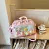 Nova Bolsa de Natação e Fitness Feminina Leve Simples Transversal Bolsa de Yoga Grande Capacidade Design de Nicho Bolsa Casual de Viagem