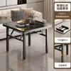 Mesa Plegable, Mesa de Comedor para Uso en el Hogar, Mesa de Comedor para Apartamentos Pequeños, Mesa Especial para Jugar Cartas, Mesa de Barbacoa, Mesa Pequeña para Montar Puestos