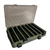 Caja de cebo portátil de madera para camarones Luya, con 10 rejillas y 14 rejillas, con doble cara dividida y cerradura de cinco colores, accesorios para equipo de pesca