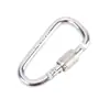 Venta al por mayor del fabricante Mosquetón Grueso 6D Mochila para Exteriores Botella de Agua Colgador Rápido Tapa de Rosca de Aleación de Aluminio con Hebilla de Bloqueo Accesorios