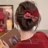 Presilhas de Cabelo com Flores para Outono e Inverno para Mulheres, Presilhas Grandes tipo Bico de Pato para a Parte de Trás da Cabeça, Novas Presilhas Bico de Pato com Laço 2026 com um Toque de Luxo 2026