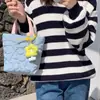 Bolsa de Cosméticos Acolchada con Corazón Acolchado de Flores Bolso de Mano para Ropa de Trabajo con Bolsa Rice Mommy Se Puede Bordar