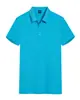 2025 Nueva Camiseta de Manga Corta para Hombre Verano Nueva Transpirable y Amigable con la Piel Juvenil Camisa Polo de Negocios Estilo Caliente de Exportación