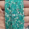 Cuentas de tubo de 4*2 mm, cuentas cilíndricas largas, accesorios para joyería, pulsera DIY, cuentas espaciadoras de tubo recto, productos semiacabados