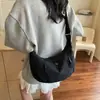 Bolsa de Dumpling Estilo Japonés Bolsa de Croissant 2025 para Mujer Cruzada Ropa de Trabajo Ligera Bolso de Hombro Gran Capacidad Bolsa para Fitness Yoga