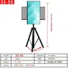 Suporte de TV Rotativo para Tela Horizontal e Vertical Universal para Transmissão ao Vivo, Suporte de Chão, Projeção de Tela de Celular TikTok, Troca Horizontal e Vertical