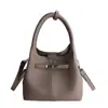 Bolsa Saco Retrô Versátil de Alta Qualidade para Mulheres, Lançamento Primavera 2026, Bolsa de Mão e Transversal Simples e Elegante, Bolsa Mãe-Filha