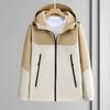 Chaquetas a Prueba de Tres Elementos para Hombres y Mujeres, Elegantes Chaquetas con Capucha de Manga Larga, Cortavientos e Impermeables para Montañismo y Esquí con Logos Personalizados