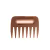 Ventas Directas de Fábrica Peine de Aceite Retro Peine de Estilismo para Hombres Peine de Dientes Grandes Peine para Textura del Cabello de la Parte Posterior Peine de Inserción de Doble Cara Peine de Dientes Anchos