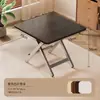 Mesa pequeña, mesa plegable, mesa de comedor para uso doméstico, mesa redonda sencilla para viviendas de alquiler, mesa portátil para exteriores para instalar puestos y comer