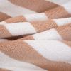 Toalla de Terciopelo Coral Rayada Absorbente Suave Engrosada Juego de Toallas Toalla Facial para Pareja Toalla de Baño de Uso Diario para Adultos