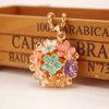 Procesos y Personaliza el Fabricante Cadena de Suéter de Margarita de Flor Linda y Versátil, Collar de Longitud Media, Colgante de Diamante Metálico