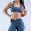Sujetador Deportivo de Cuello Halter Jenny para Mujer, Sujetador Transpirable, Chaleco Deportivo para Yoga al Aire Libre, Top de Yoga con Almohadillas Fijas en el Pecho