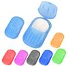 Procesamiento de Jabón de Papel Personalizado Mini Pastillas para Lavado de Manos al Aire Libre Jabón de Papel de Viaje Pastillas de Jabón Desechables Portátiles