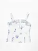 Vestido Floral de Tirantes con Cintura Ajustada para Adelgazar, Nuevo de Primavera 2026, Venta Caliente Exclusiva Transfronteriza, Estilo Francés, Orquídea Fresca