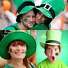 Fronteira 72 Peças Suprimento Trevo de Quatro Folhas Trevo Irlandês Dia de São Patrício Tatuagem Adesivos Desenho Animado