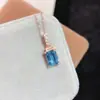 Pingente Puro de Topázio Azul Natural de Londres! Cor Azul Londres Super Profundo, Qualidade em Todo o Corpo e Cor Super Vibrante
