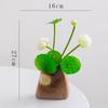 Shumen Loto Flor Artificial Flor Falsa Flor de Seda Ramo de Flor Seca Paquete de Jarrón Sala de Estar Escritorio Porche Arreglo Floral Adornos