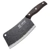 Cuchillo de Cocina de Acero Inoxidable con Patrón Retro para Uso Doméstico, Cuchillo Ligero y Afilado para Cortar Carne y Rebanar, en Stock Asakh-No.223
