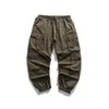 Ropa Vintage Yidao Otoño 2026 Nuevo Estilo Funcional Retro Japonés Bolsillos Múltiples Holgados Casual Ropa de Trabajo Pantalones Jogger para Hombre