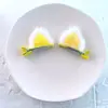 Pinzas para el pelo de orejas de gato de felpa para Otoño e Invierno, Pinzas de Dibujos Animados Lindas Estéreo, Pinzas para el Pelo de Niña Pequeña, Pinzas Laterales, Accesorios para el Cabello Estilo Coreano