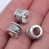 11X8Mm 2.5g Europeu e Americano Mais Vendido Acessórios de Joias Retrô Contas com Furo Grande e Pequeno Contas Espaçadoras com Símbolo Celta