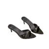 Novedad Verano 2026 Estilo de Moda Chanclas de Tacón Alto para Mujer Que Hacen que las Piernas Parezcan Más Largas, con Punta Fina, Punta Abierta y Tacones Delgados