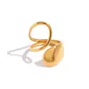 Anillo nicho alta gama lujo ligero ins empaque de joyería línea femenina diseño espiral joyería verano venta al por mayor transfronteriza