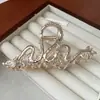 Oferta Especial Transfronteiriça Moda Acessórios de Cabelo Coque Grampo de Cabelo Presilha de Tubarão Presilha com Strass Acessório de Cabelo em Formato de Coração Gravata Borboleta Grampo de Cabelo para Menina