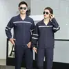 Conjunto de Ropa de Trabajo de Algodón Puro para Minería Subterránea de Carbón para Electricistas, Resistente al Calor y a la Abrasión para Reparación de Máquinas de Soldar, Venta al por Mayor de Ropa de Trabajo de Protección Laboral 100% Algodón