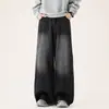 Pantalones personalizados, nuevos y elegantes pantalones rectos de pierna ancha para hombre y mujer 2026, jeans de otoño, corte holgado