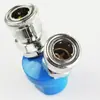 Conector Rápido Pneumático Autotravante de Três Vias Binário SMV SMY para Compressor de Ar Redondo de Duas Vias